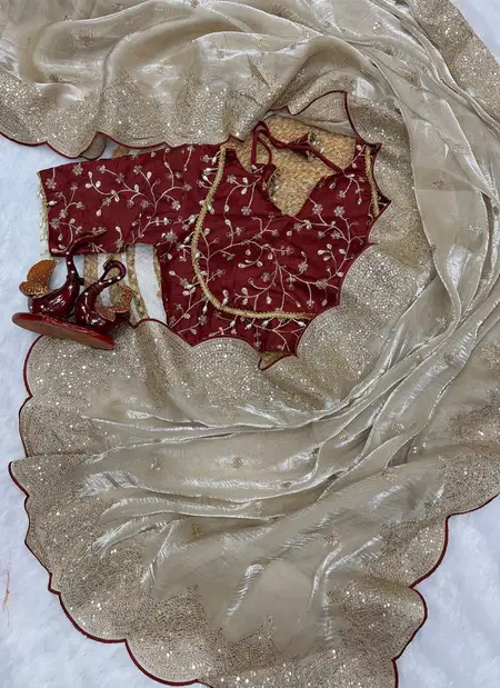 VT 759 Soft Jimmy Choo Silk Cut Work Border Saree Bulk Orders In India